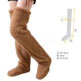 Winter Schenkelhohe Socken