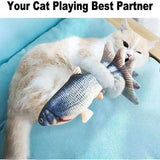 Katzen USB Ladegerät Interaktives Spielzeug Fisch