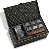 Das Kenner-Set – Whisky-Steine & Reserve Whisky Kristallglas