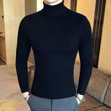 Warmer Rollkragenpullover für Herren