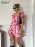 Ausgehöhltes Boho-Minikleid