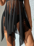 Transparente Mesh-Bademode für Damen