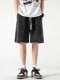 Kurze Baumwoll-Sweatshorts im Used-Look für den Sommer