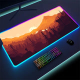 Rutschfeste RGB-Gaming-Mausmatte