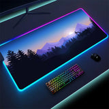 Rutschfeste RGB-Gaming-Mausmatte