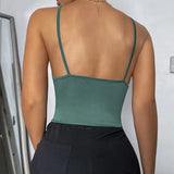 Sexy Spaghettiträger Party Crop Top
