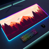 Rutschfeste RGB-Gaming-Mausmatte
