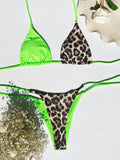 Ellolace Leopard Zweiteiliger Bikini