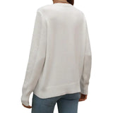Damen Quasten-Pullover für den Herbst