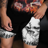 2-in-1 Kompressionsshorts für Herren