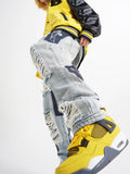 Herren-Jeans mit Rissen und Fransen