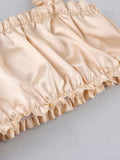 Restve 2 Pieces Set Ruffle Spaghetti Strap