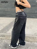 Bedruckte Cargo-Jeans