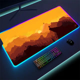 Rutschfeste RGB-Gaming-Mausmatte
