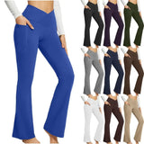 Yoga-Leggings mit ausgestelltem Bein