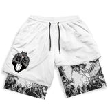 2-in-1 Kompressionsshorts für Herren