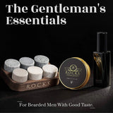 The Gentleman's Essentials - Whiskey-Steine & Pflege-Geschenkset