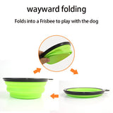 Faltbarer Reisenapf aus Silikon für Haustiere