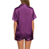 Seiden-Kurzarm-Pyjama für Damen
