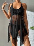 Transparente Mesh-Bademode für Damen